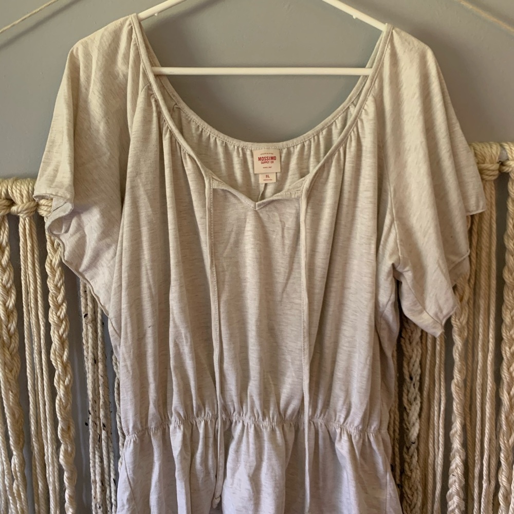 Tan blouse